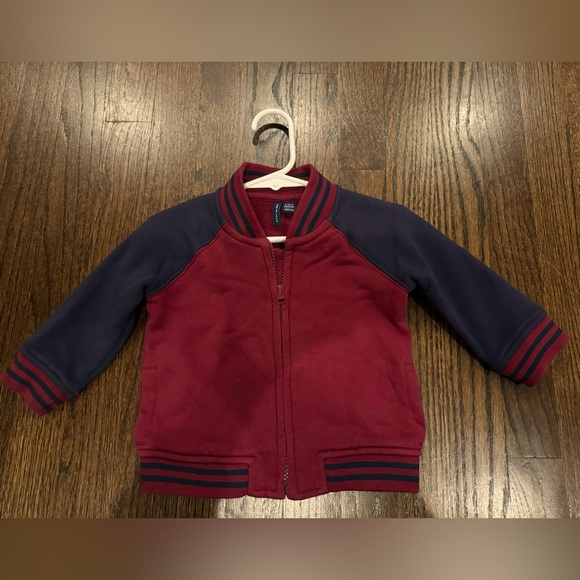 Like new Janie & Jack varsity bomber jacket - Picture 1 of 2
